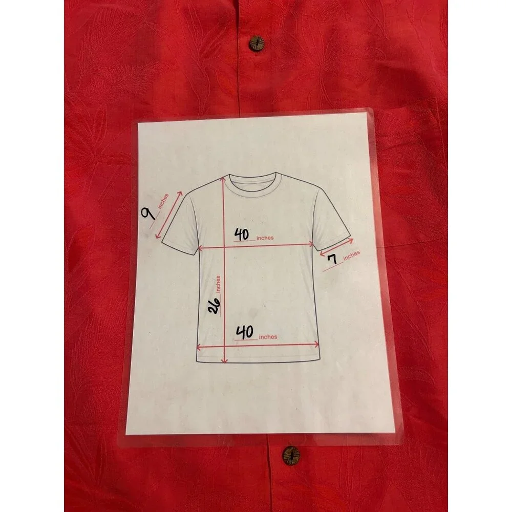 Caribbean Men's Coral Short Sleeve Jacquard Shirt Small Beach Cruise Tropical - Picture 7 of 7